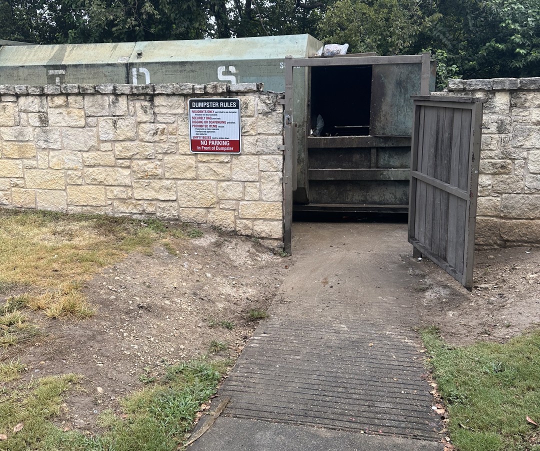 dumpster area cleanout